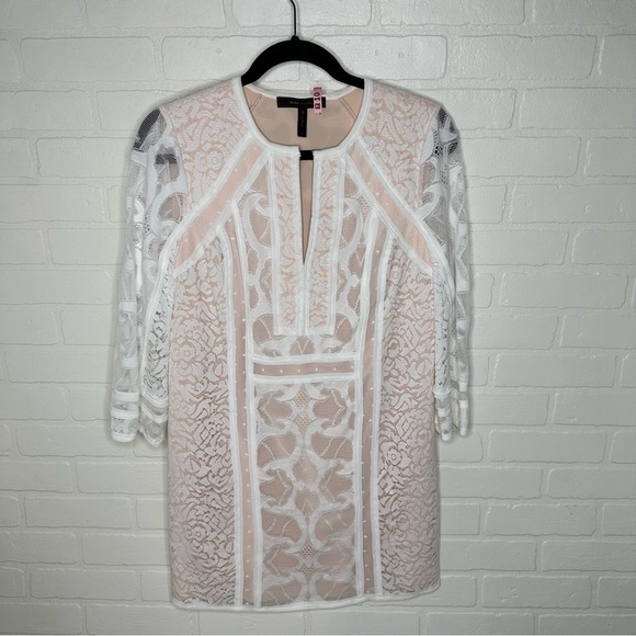 BCBG Max Azria Nikki Lace Shift Dress sz S - Picture 2 of 5